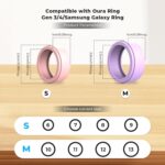 10-Pack Ring Cover for Oura Ring Gen 4 / Gen 3, Anti-Scratch Elastic Silicone Protector for Men Women Working Out Gym - (Small : Fits 6-9) - Image 5