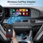 Wireless Carplay Adapter for iPhone [Apple MFi Certified] 2025 Upgraded Converts Wired to CarPlay Wireless Adapter for Apple Car Play Compatible with iPhone iOS 10+ and Cars from 2015 - Image 3