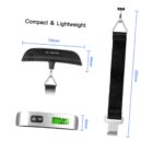 Ergonomic Portable Luggage Scale 50kg Capacity Digital Baggage Scale Compact for Travel Lightweight for Fishing Shopping and Home Use - Image 5