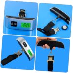 Ergonomic Portable Luggage Scale 50kg Capacity Digital Baggage Scale Compact for Travel Lightweight for Fishing Shopping and Home Use - Image 6