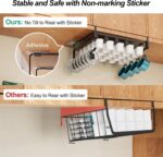 GSlife Appliance Slider and K Pod Storage Basket - 2 in Set of Sliding Tray for Coffee Maker and Under Shelf Storage for K Pod Coffee, Appliance Rolling Tray with Mat for Countertop, Bunlde - Image 6