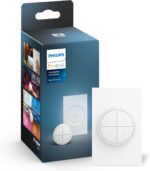 Philips Hue Wall Tap Dial Light Switch + Philips Hue White & Color Ambiance BR30 LED Smart Bulbs (2 Bulbs) - Image 3