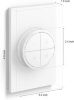 Philips Hue Wall Tap Dial Light Switch + Philips Hue White & Color Ambiance BR30 LED Smart Bulbs (2 Bulbs) - Image 5