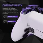 eXtremeRate Replacement Bottom Shell for Xbox One Elite Series 2 Controller, Custom White Back Housing Shell Cover for Xbox Elite Series 2 Core Wireless Controller Model 1797 - Image 4