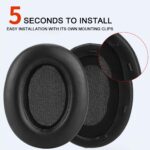 Replacement Ear Pads for Sony WH-XB910 XB910N Extra Bass Noise Cancelling Headphones, Headphones Ear Cushions, Headset Earpads, Ear Cups Cover (Black) - Image 4