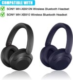 Replacement Ear Pads for Sony WH-XB910 XB910N Extra Bass Noise Cancelling Headphones, Headphones Ear Cushions, Headset Earpads, Ear Cups Cover (Black) - Image 6