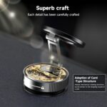 360° Adjustable Suction Car Phone Mount，Vacuum Magnetic Cell Phone Car Holder for iPhone 16 Pro Max 15 14 13 12 Plus & Android for Your Car，Car Phone Mounts for Magsafe (Black) - Image 6