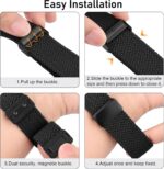 Meliya Braided Nylon Bands Compatible with Amazfit Active 2 1/GTR mini/GTS 2 2e 3 4/GTS 2 4 mini, 20mm Soft Elastic Replacement Watch Straps for Amazfit Bip 3/3 Pro/U/U Pro/S/S Lite - Image 8