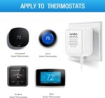 AC 24 Volt Transformer, C Wire Adapter, Compatible with All Versions of Ring Doorbell and Thermostat for Ecobee,Sensi and Honeywell, 315" Long Cable - Image 5