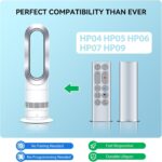 Replacement Remote Control Compatible for Dyson Pure Hot + Cool Purifying Fan HP09 HP04 HP05 HP06 HP07, Air Purifier/Heater (Silver Color with Battery) - Image 3