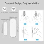 Tuya Zigbee Door and Window Sensor, Requires Tuya Zigbee Hub, Wireless Mini Contact Sensor, Compatible with Tuya Smart Life/Alexa/Google Assistant, 2 Pack - Image 4