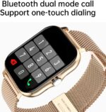 Smart Watch for Women Men(Answer/Make Calls) 1.83", Smartwatch for iOS and Android,Fitness Tracker Watch with IP67 Waterproof/Heart Rate/Sleep Monitor/Steps Calories Counter (Black) - Image 5