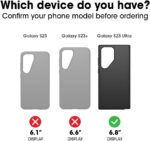 OtterBox Galaxy S23 Ultra Symmetry Series Case - BLACK, ultra-sleek, wireless charging compatible, raised edges protect camera & screen - Image 3