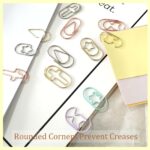 Fatty Shape Paper Clips (1.2Inch) Anti-Rust Non-Slip Design,40-Pack Multi-Color Set with Magnetic Storage Box Desk Organizer for Office School - Image 4