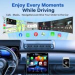 Wireless CarPlay Adapter for Apple iPhone - Stable Fast BT 5.3 Connection, Plug & Play Compatible with iPhone iOS 10+, Only for Car Since 2016 OEM Wired to Wireless CarPlay - Image 3