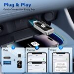 Wireless CarPlay Adapter for Apple iPhone - Stable Fast BT 5.3 Connection, Plug & Play Compatible with iPhone iOS 10+, Only for Car Since 2016 OEM Wired to Wireless CarPlay - Image 4