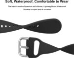 Vanjua Bands for Amazfit - Bip Bands & GTS Straps, 20mm Quick Release Soft Silicone Strap - Image 4