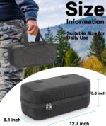 RAIACE Hard Storage Case Compatible with Anker SOLIX C300 DC Power Bank Station, Protective Carrying Bag. (case only)-Black - Image 8