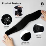 bkt Travel Pillow Memory Foam Cervical Neck Pillow Airplane Neck Support Travel Essentials Long Flight Essentials Neck Braces for Support Portable Plane Accessories (Grey) - Image 5