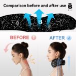 bkt Travel Pillow Memory Foam Cervical Neck Pillow Airplane Neck Support Travel Essentials Long Flight Essentials Neck Braces for Support Portable Plane Accessories (Grey) - Image 8