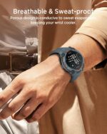 Miimall Silicone Band for Garmin Instinct 3/E 45mm Sport Strap, 22mm/26mm Waterproof Adjustable Watch Bracelet Replacement Wristband for Garmin Instinct 3 SOLAR/AMOLED for Men and Women - Image 6