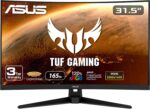 ASUS TUF Gaming 32" 1440P HDR Curved Monitor (VG32VQ1B) - QHD (2560 x 1440), 165Hz (Supports 144Hz) & TUF Gaming 1000W Gold, ATX 3.0 Compatible Fully Modular Power Supply - Image 3