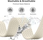 3 Pack Braided Stretchy Solo Loop Watch Bands - Compatible with Amazfit Bip 5, GTR 4, GTR 3 Pro, Cheetah Pro, Balance - 22mm Elastic Nylon Strap - Image 4