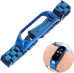 Stainless Steel Metal Wristband for Band 5/4/3 Luxury Smart Band Strap Double-Click Buckle - Image 8
