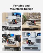 Belkin Charging Station For Laptops - Charging Station For Classroom Organization W/ Surge Protection & Cable Management - Up To 10 Devices Including iPads, Samsung Tablets, Chromebooks & More - Image 5