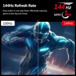 27 inch Gaming Monitor 144Hz 1ms, QHD 2560 x 1440 2K, Z-Edge UG27QF IPS Black Computer Monitor, HDR, Eye Care, HDMI x 2, DP Port - Image 4
