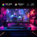 27 inch Gaming Monitor 144Hz 1ms, QHD 2560 x 1440 2K, Z-Edge UG27QF IPS Black Computer Monitor, HDR, Eye Care, HDMI x 2, DP Port - Image 7