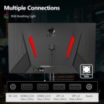 27 inch Gaming Monitor 144Hz 1ms, QHD 2560 x 1440 2K, Z-Edge UG27QF IPS Black Computer Monitor, HDR, Eye Care, HDMI x 2, DP Port - Image 8
