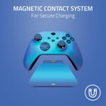 Razer Universal Quick Charging Stand for Xbox Series X|S: Magnetic Secure Charging - Perfectly Matches Xbox Wireless Controllers - USB Powered - Aqua Shift (Controller Sold Separately) - Image 5