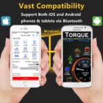 OBD2 Scanner Bluetooth for iOS iPhone Android Car Diagnostic Tool Check Engine Light Code Reader - Image 3