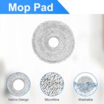 Accessories Kit for Yeedi M12 PRO+ Robot Vacuum Cleaner, 1 Main Brush, 4 HEPA Filters, 4 Mop Pads, 4 Dust Bag, 4 Side Brushes, 1 Clean Brush - Image 6
