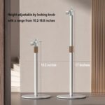 AceTaken White Webcam Stand for Logitech Brio 500,StreamCam,Lenovo,Elgato Neo Webcams - Image 5