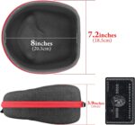 Geekria Shield Headphones Case Compatible with SteelSeries Arctis 9X/9/7X/7/1, Arctis Nova PRO 7P, Replacement Hard Shell Travel Carrying Bag (Dark Grey) - Image 5