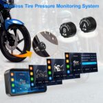 Motorcycle Dash Cam, Motorcycle Carplay/Android Auto, Motorbike TPMS GPS Navigation System, 6.25" IP67 Waterproof Touchscreen, Remote Control, Loop Recording, Support Siri, Free 128G SD Card - Image 5