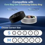 8 Pack Ring Covers for Oura & Galaxy Rings, Anti-Scratch Elastic Silicone Covers for Working Out & Gym - Image 3