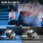 8 Pack Ring Covers for Oura & Galaxy Rings, Anti-Scratch Elastic Silicone Covers for Working Out & Gym - Image 4