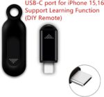 R09 Mini Smartphone IR Remote Controller Adapter for Android Smart Phone Mini Infrared Universal Control All in One Air Conditioner/TV/DVD/STB (Black USB-C for iPhone 15 16) - Image 3