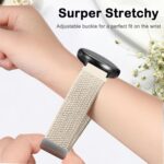 2Pack Magnetic Braided Nylon Band Compatible With Garmin Vivoactive 5/Vivoactive 6/Vivoactive 3 Watch Bands, Stretchy Strap Replacement for Garmin Venu/Venu Sq/Forerunner 55/165/245/645 - Image 5