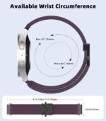 Braided Band for Samsung Galaxy Watch 7 6 5 4 FE 40mm 44mm/Watch 6 4 Classic 43mm 47mm 42mm 46mm/5 Pro 45mm/3 41mm/Active 2, 20mm Parachute Buckle Stretchy Nylon Sport Strap for Men Women - Image 6