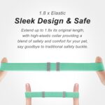 AirTag Cat Collar,Ultra Elastic Cat Tracker Collar with Apple Air Tag Holder, [Lightweight][Scratch Resistant] Stepless Adjustable GPS Pet Collar for Cats Kittens (Green) - Image 5