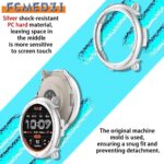 Screen Protector Suitable for Amazfit Active 2 44mm,HD TPU Soft Protective Film,Not Glass,Shockproof PC Cover Case (Silver) | Anti-Scratch, Ultra-Thin Set (4+1 Pack) - Image 4