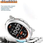 Screen Protector Suitable for Amazfit Active 2 44mm,HD TPU Soft Protective Film,Not Glass,Shockproof PC Cover Case (Silver) | Anti-Scratch, Ultra-Thin Set (4+1 Pack) - Image 5