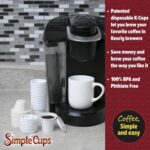 Disposable Cups for Use in Keurig® Brewers - Simple Cups - 25 Cups, Lids, Filters with Easy Close Stand - Use Your Own Coffee - Image 7