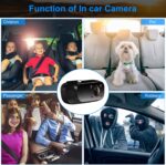 PRUVEEO 2K Mirror Dash Cam 3 Channel,Rear View Mirror Camera,Dash cam Front and Rear Inside,12'' Full Touch Screen, IR Night Vision,GPS,Parking Assistance,Free128GB Card - Image 4