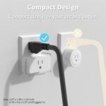 Apple Homekit Smart Plug Mini, Compact Design, Matter Over WiFi(2.4Ghz), Works with Apple HomeKit, Alexa & Google, Smart Life APP, 4Pack - Image 5