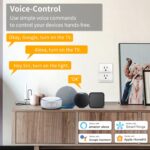 Apple Homekit Smart Plug Mini, Compact Design, Matter Over WiFi(2.4Ghz), Works with Apple HomeKit, Alexa & Google, Smart Life APP, 4Pack - Image 6